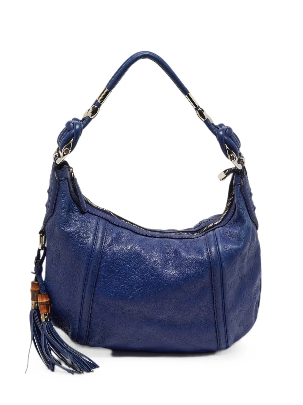 Gucci Pre-Owned Guccissima Techno horsebit tote bag - Blau