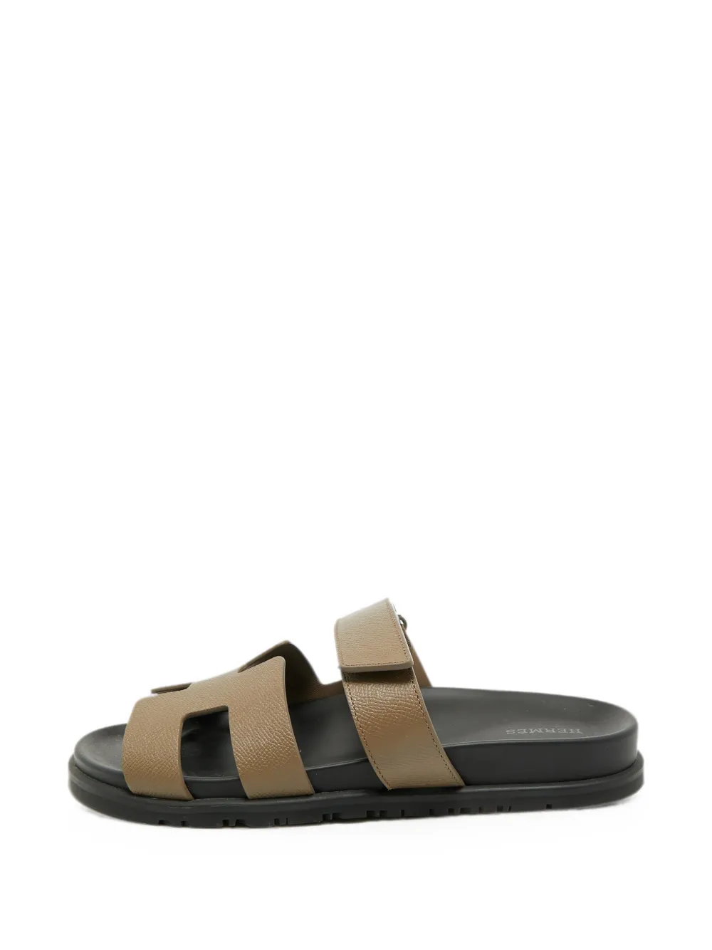 Hermès Pre-Owned Chypre touch-strap sandals - Braun