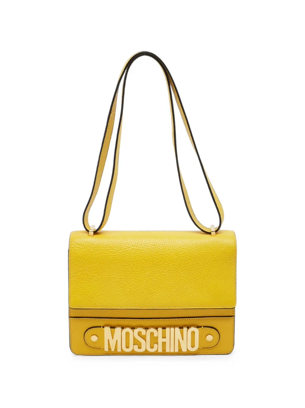 Moschino Pre-Owned Classic Logo flap shoulder bag - Giallo