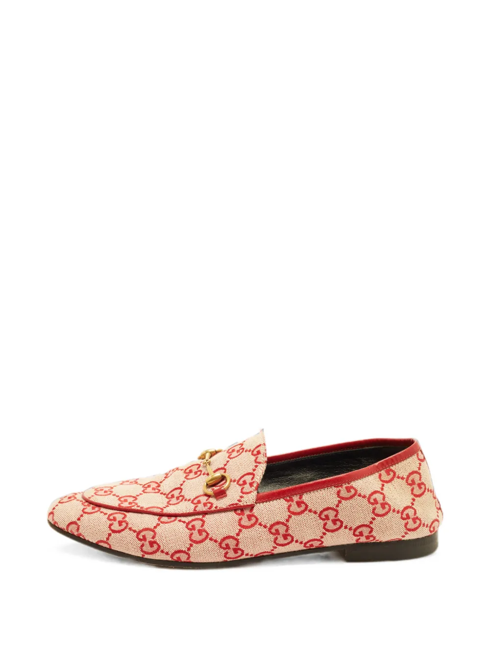 Gucci Pre-Owned Jordaan horsebit loafers - Nude