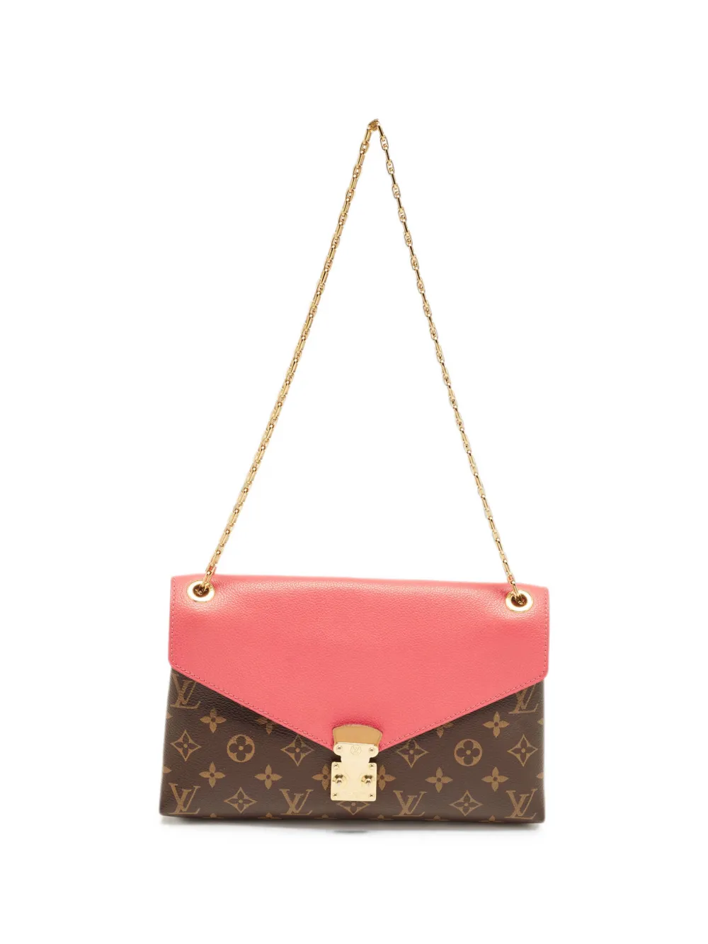 Louis Vuitton Pre-Owned 2015 Pallas Chain Monogram shoulder bag - Braun