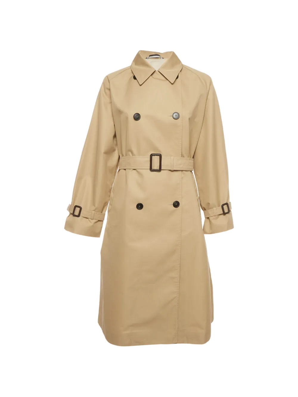 Weekend Max Mara double-breasted gabardine trench coat - Toni neutri