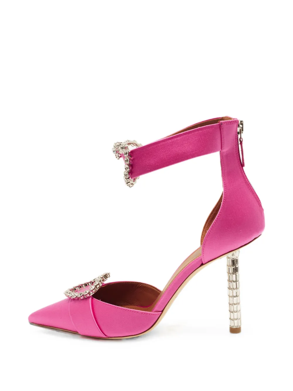 Malone Souliers Camille heart-buckle pumps - Rosa