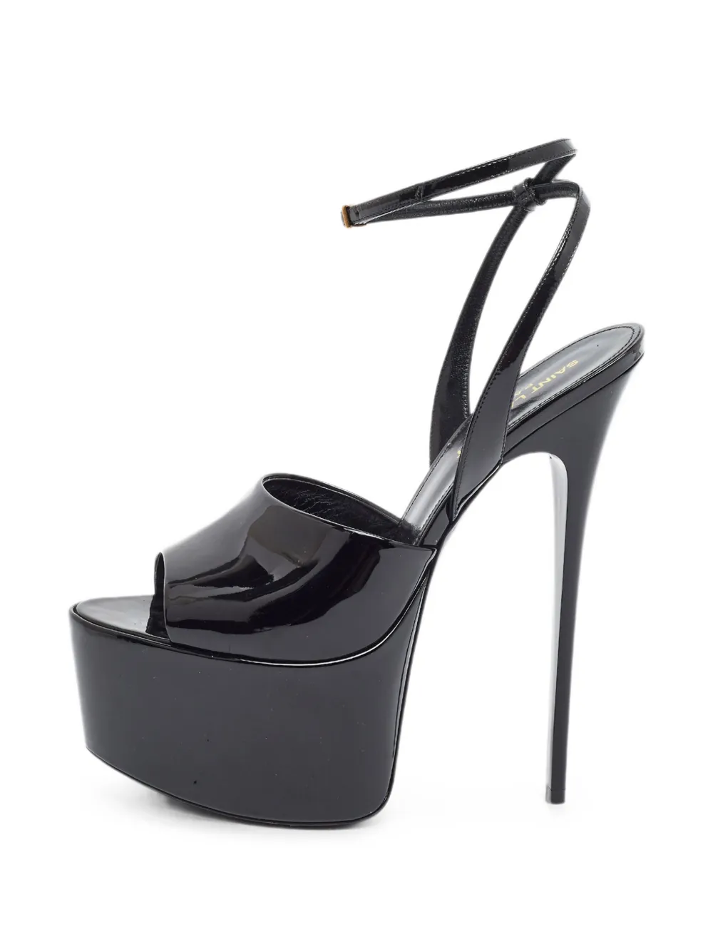 Saint Laurent Pre-Owned Kika platform sandals - Schwarz