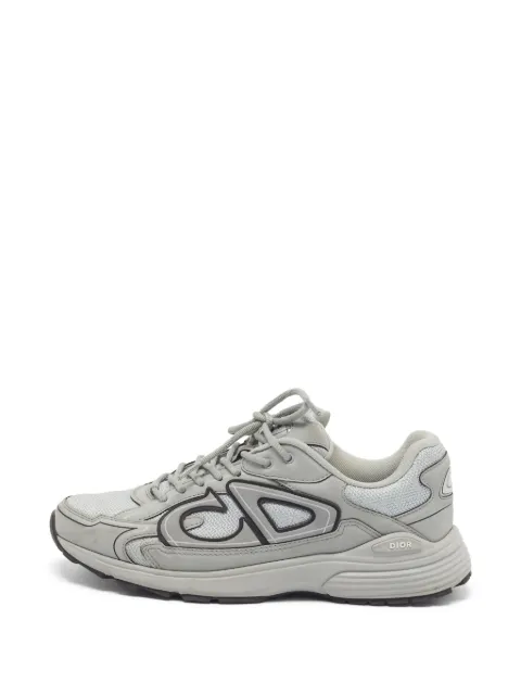 Christian Dior Pre-Owned B30 leather mesh sneakers
