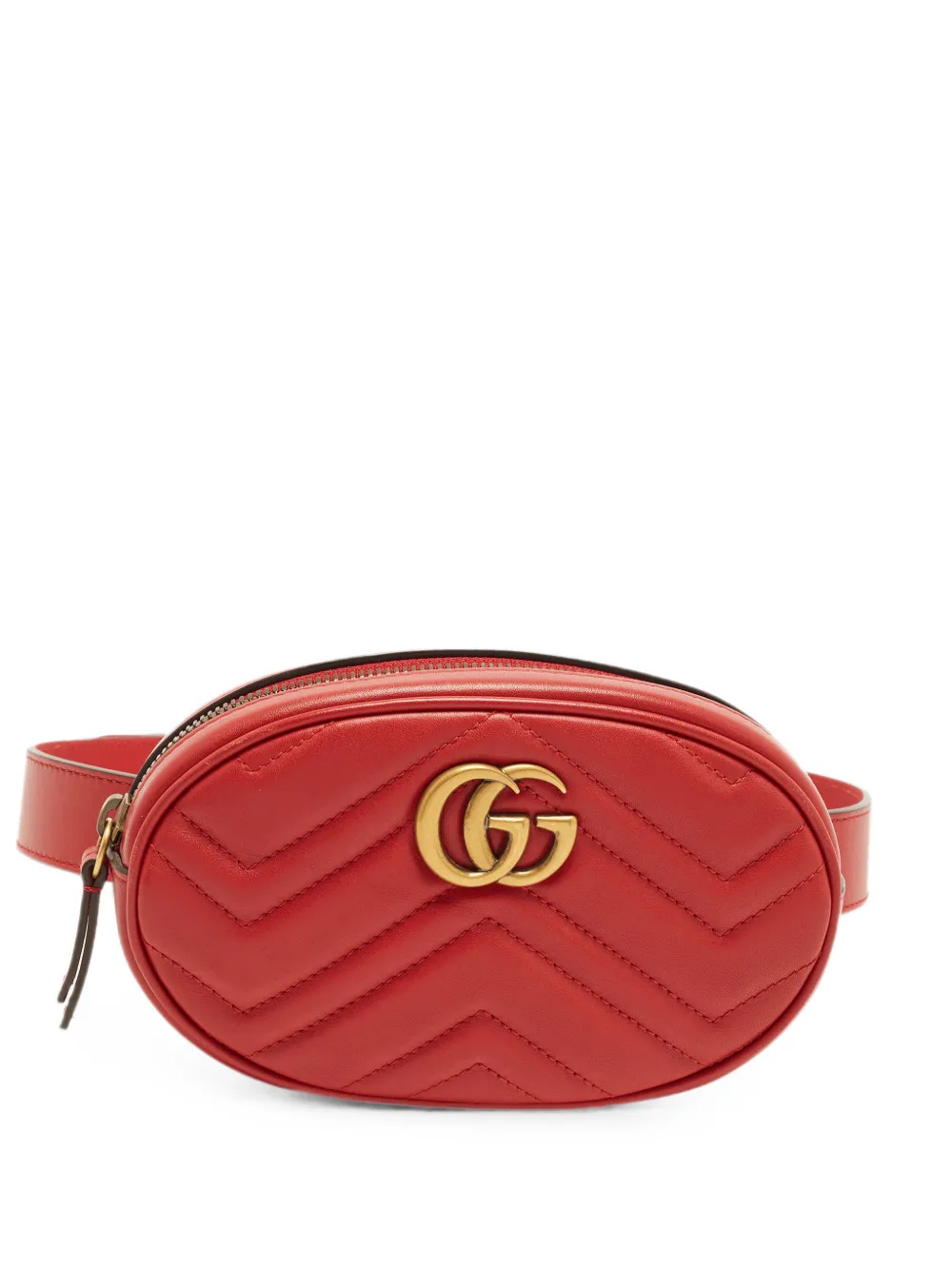 Gucci Pre-Owned GG Marmont matelassé belt bag - Rot