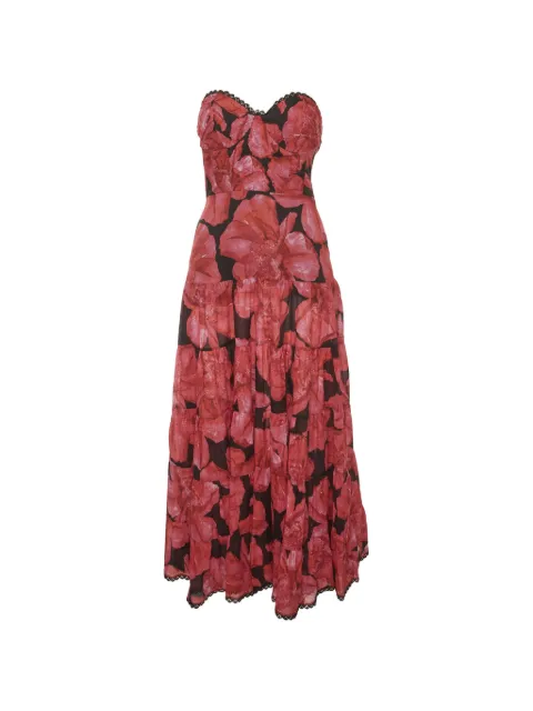 Charo Ruiz Ibiza Ambar floral-print strapless maxi dress