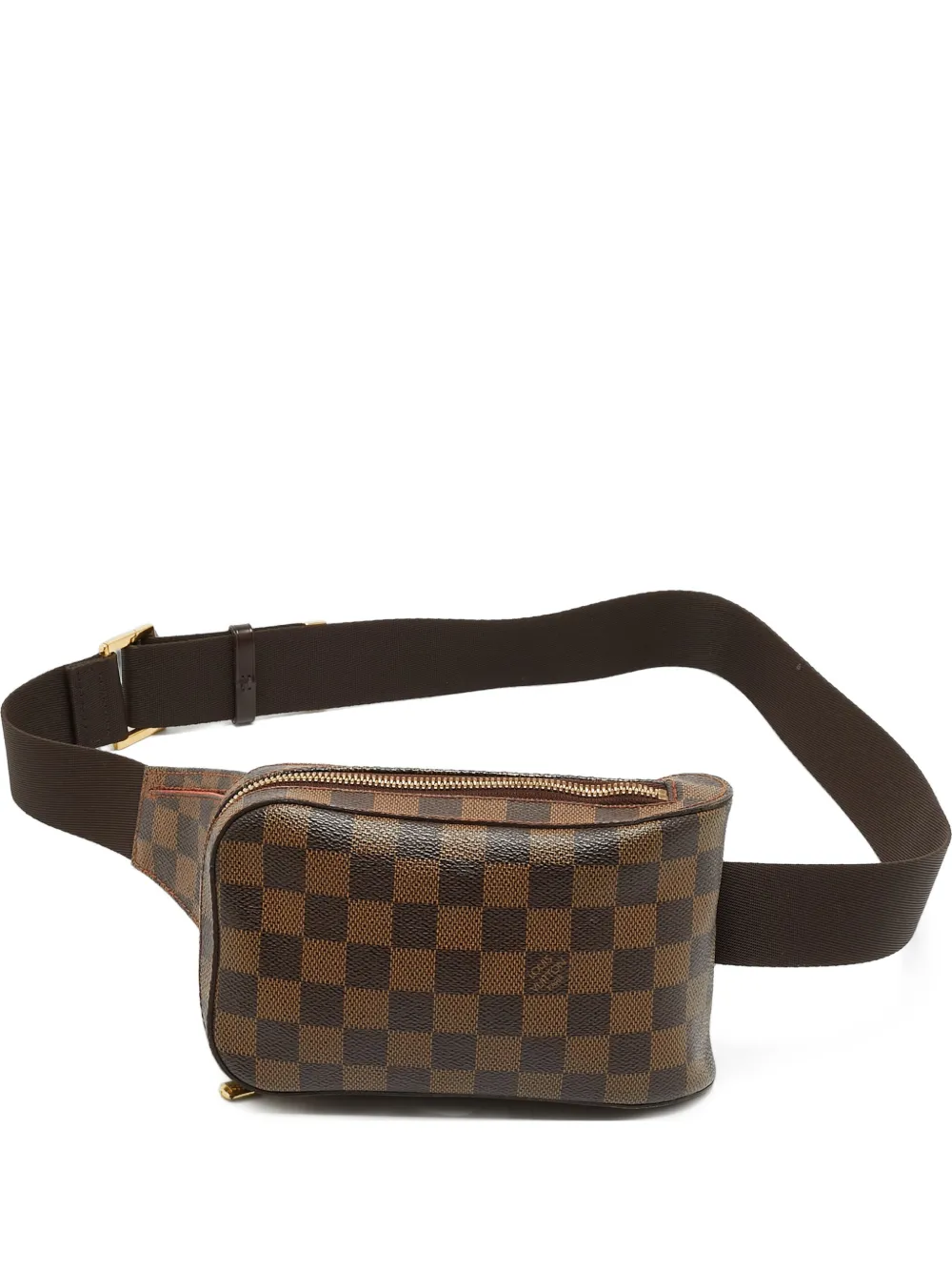 Louis Vuitton Pre-Owned Marsupio Geronimos in tela Damier Ébène 2004 - Marrone