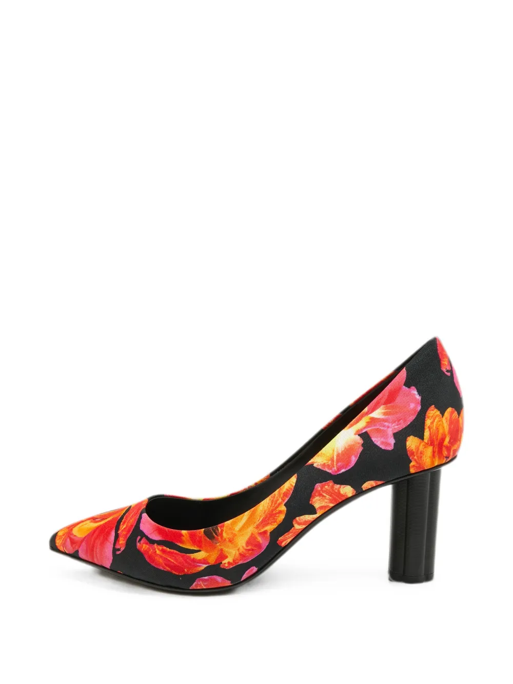Ferragamo Pre-Owned Badia floral-print pumps - Schwarz