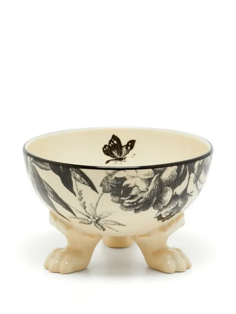 Gucci Pre-Owned Butterfly Herbarium pet bowl