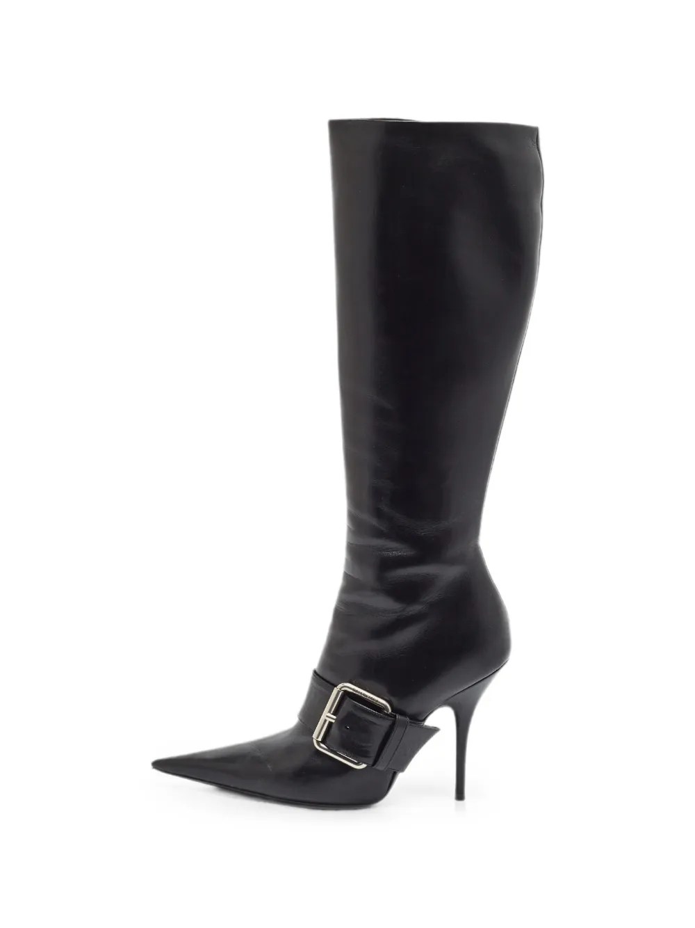 Balenciaga Pre-Owned Knife belted knee-high boots - Schwarz