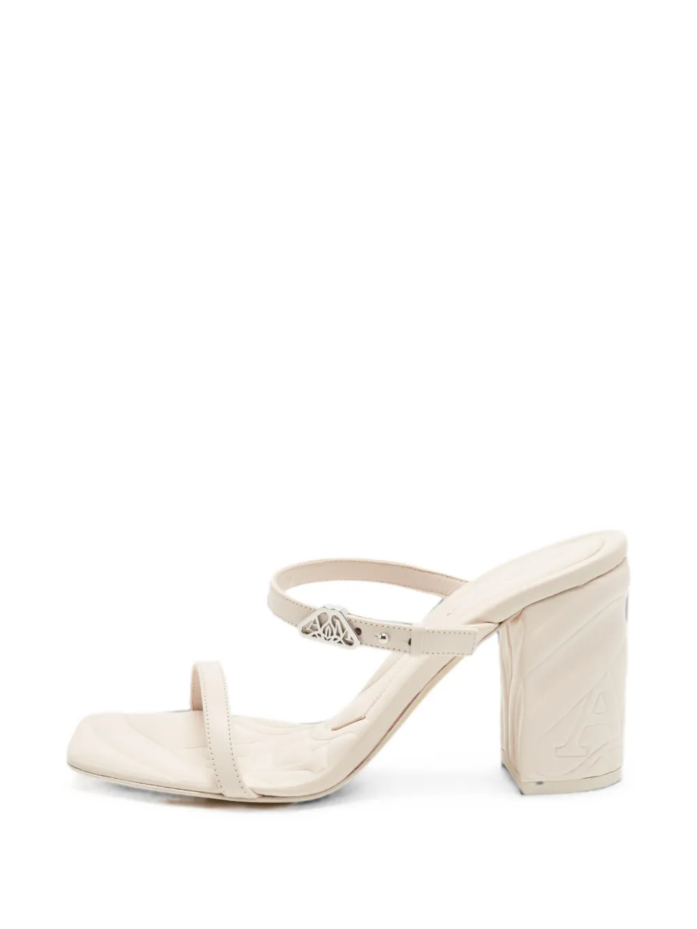 Alexander McQueen Pre-Owned block-heel sandals - Weiß
