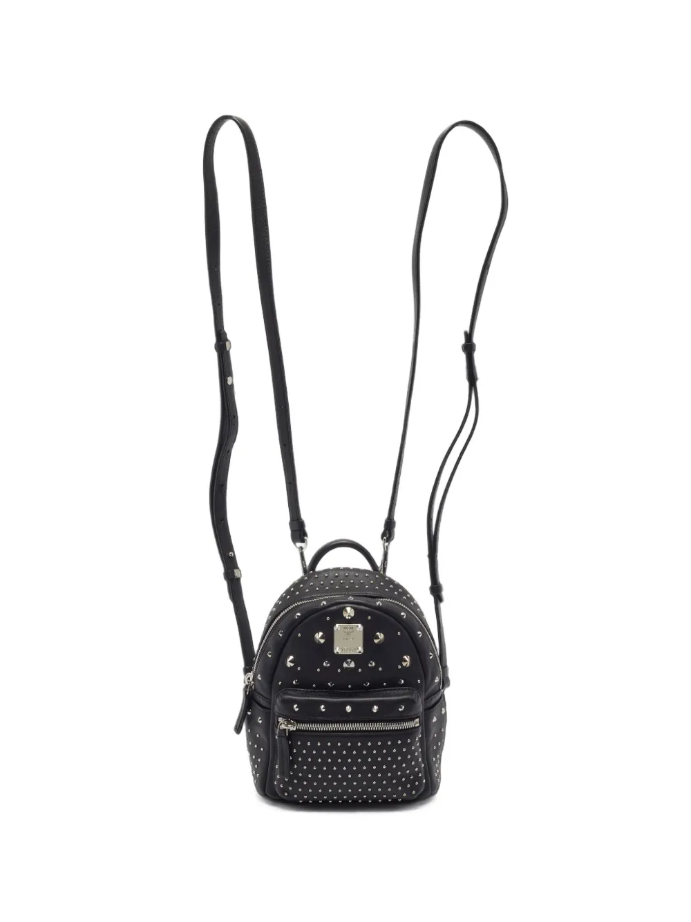 MCM Pre-Owned mini Stark-Bebe Boo studded backpack - Schwarz