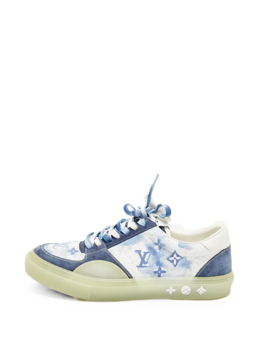 Louis Vuitton Pre-Owned Ollie Monogram canvas sneakers - Weiß