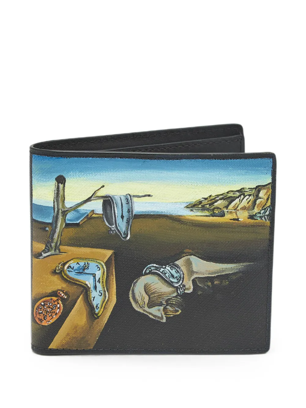 Burberry Pre-Owned The Persistence of Memory print bifold wallet - Schwarz