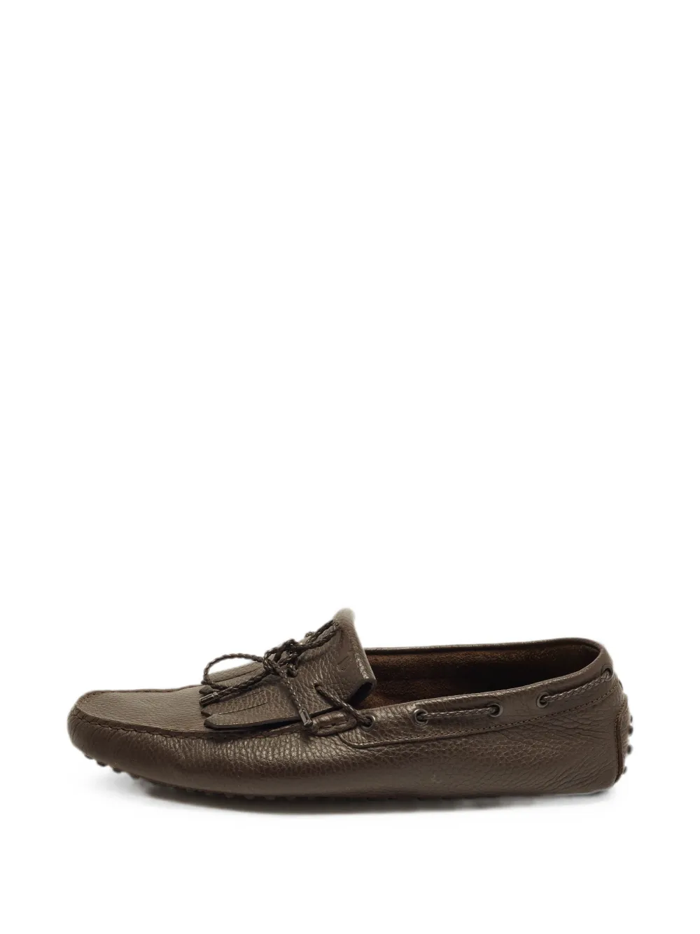 Tod's Vintage Kiltie fringe loafers - Braun