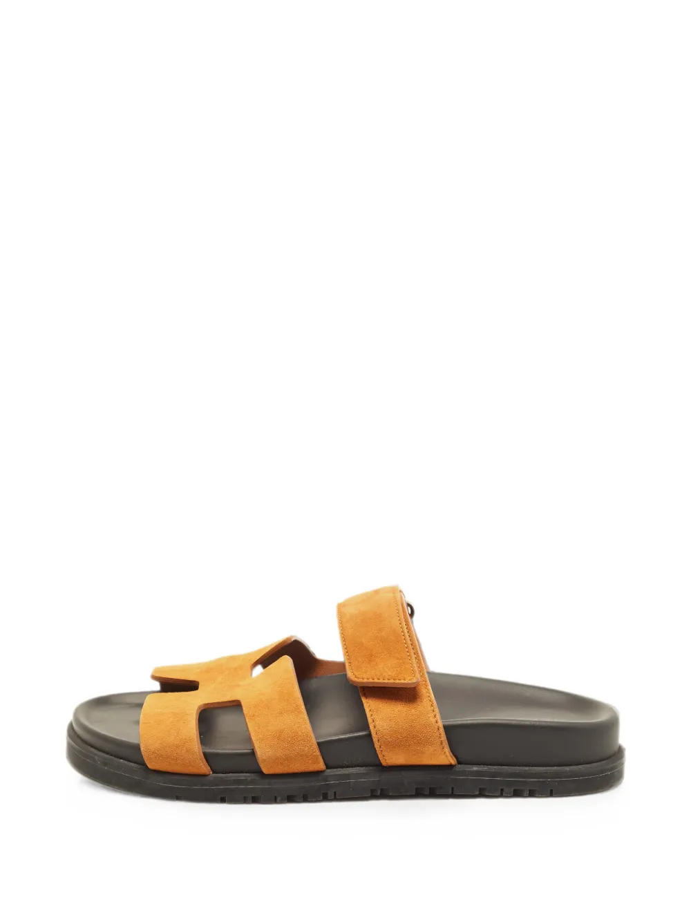 Hermès Pre-Owned Chypre H-shaped strap sandals - Braun