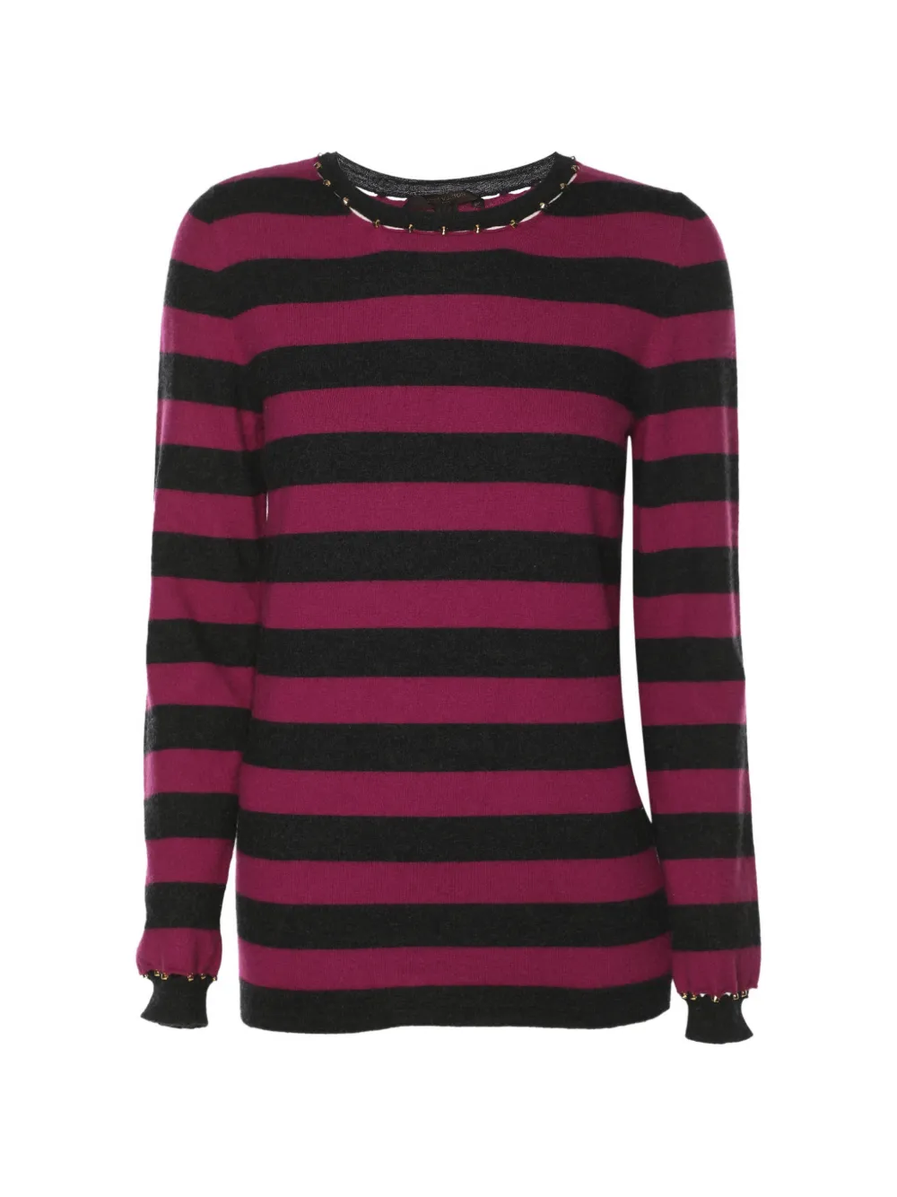Louis Vuitton Pre-Owned striped sweater - Violett