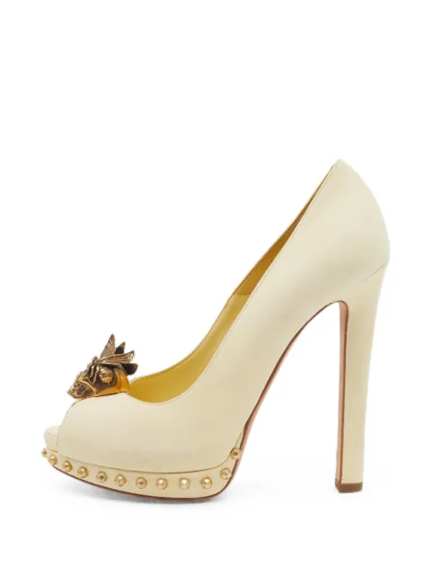 Alexander McQueen Pre-Owned skull platform pumps