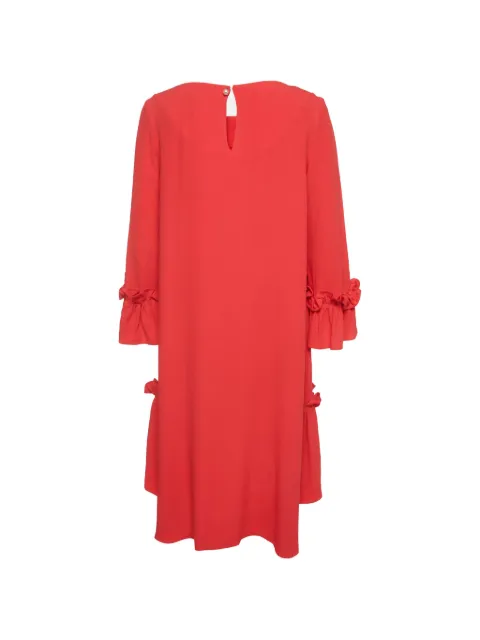 Ingie Paris ruffled crepe midi dress