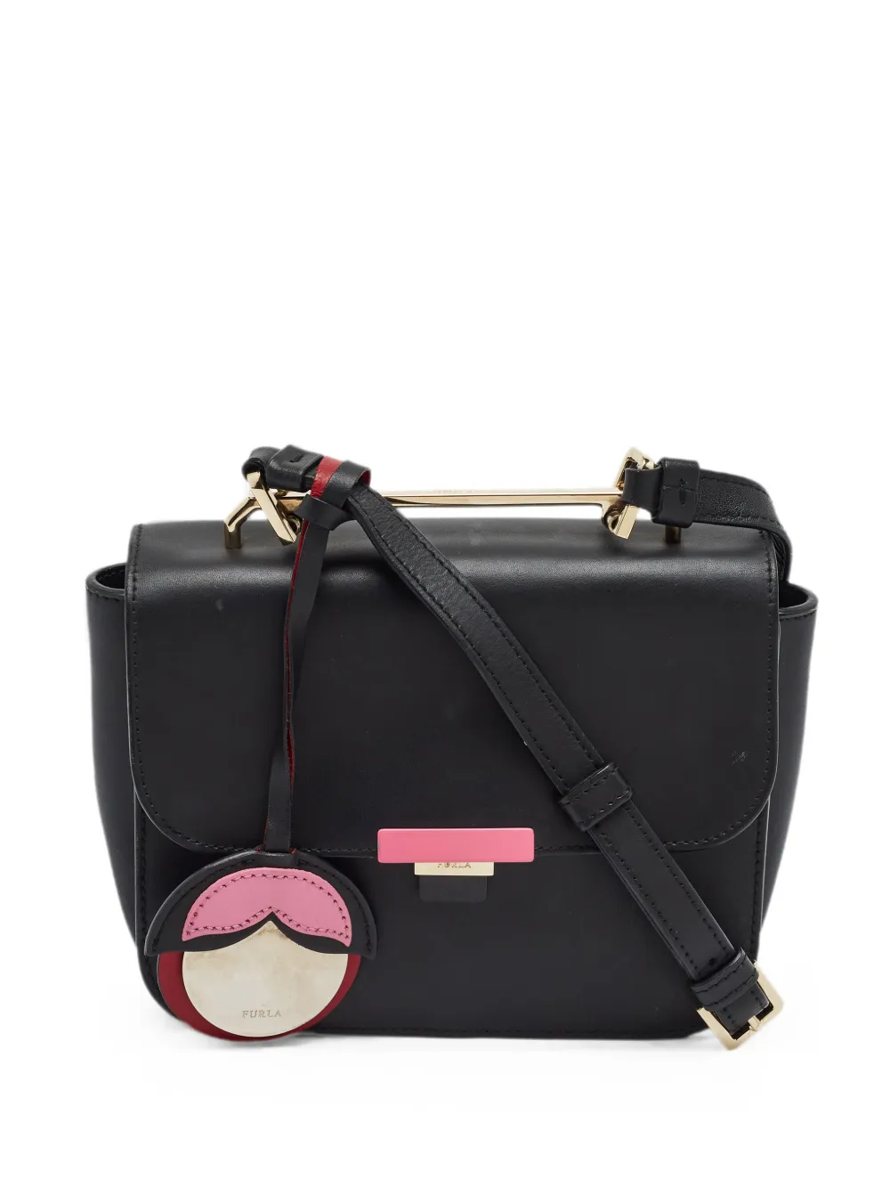 Furla Elisir flap crossbody bag - Nero