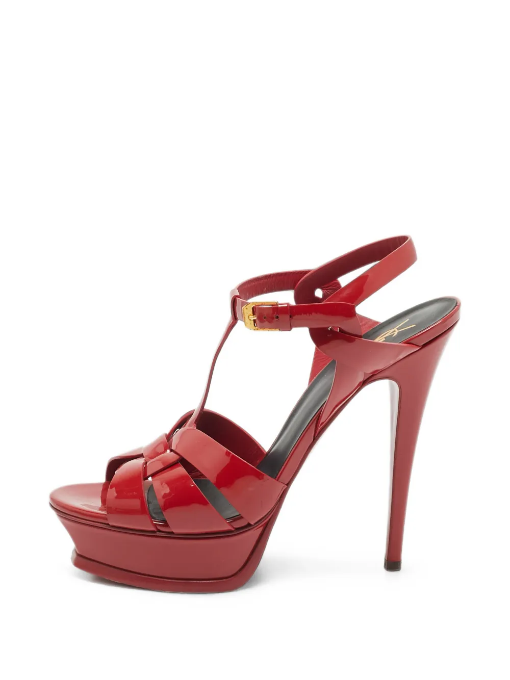 Saint Laurent Pre-Owned Tribute platform sandals - Rot