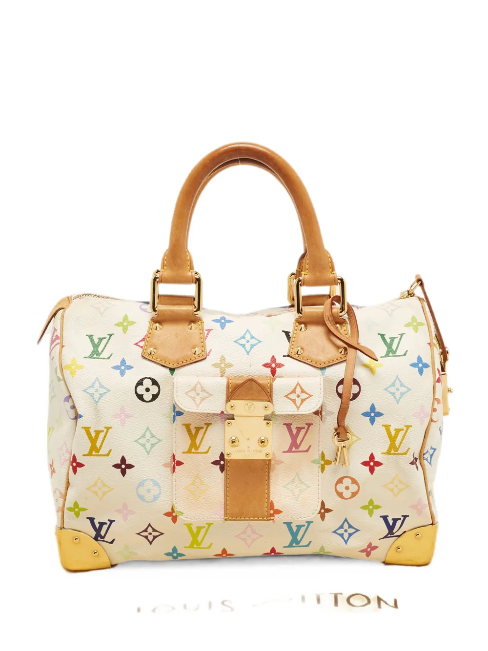 Louis Vuitton Pre-Owned 2003 30 Speedy monogram-pattern tote bag - Weiß