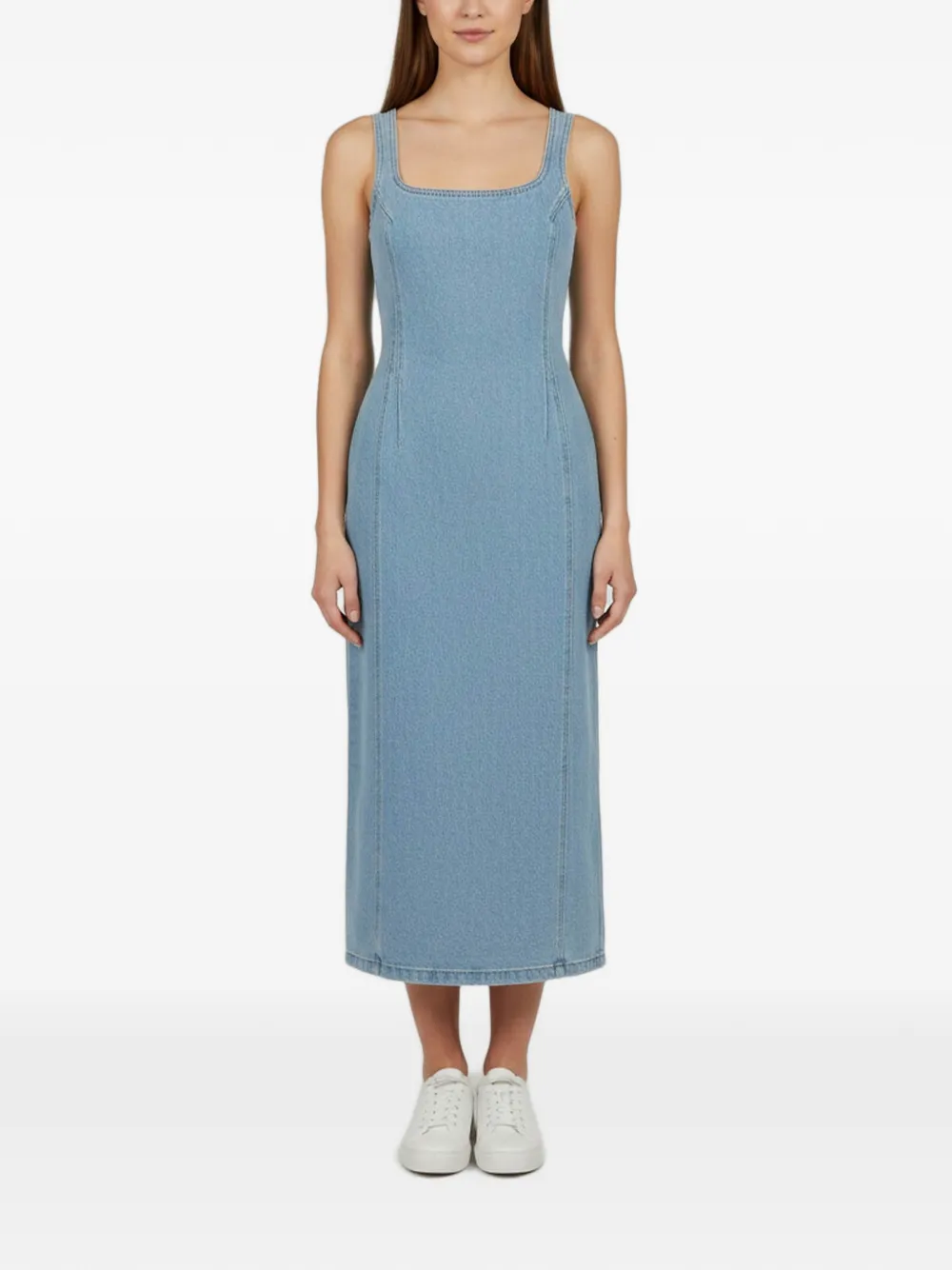 Magda Butrym sleeveless slit midi dress - Blu