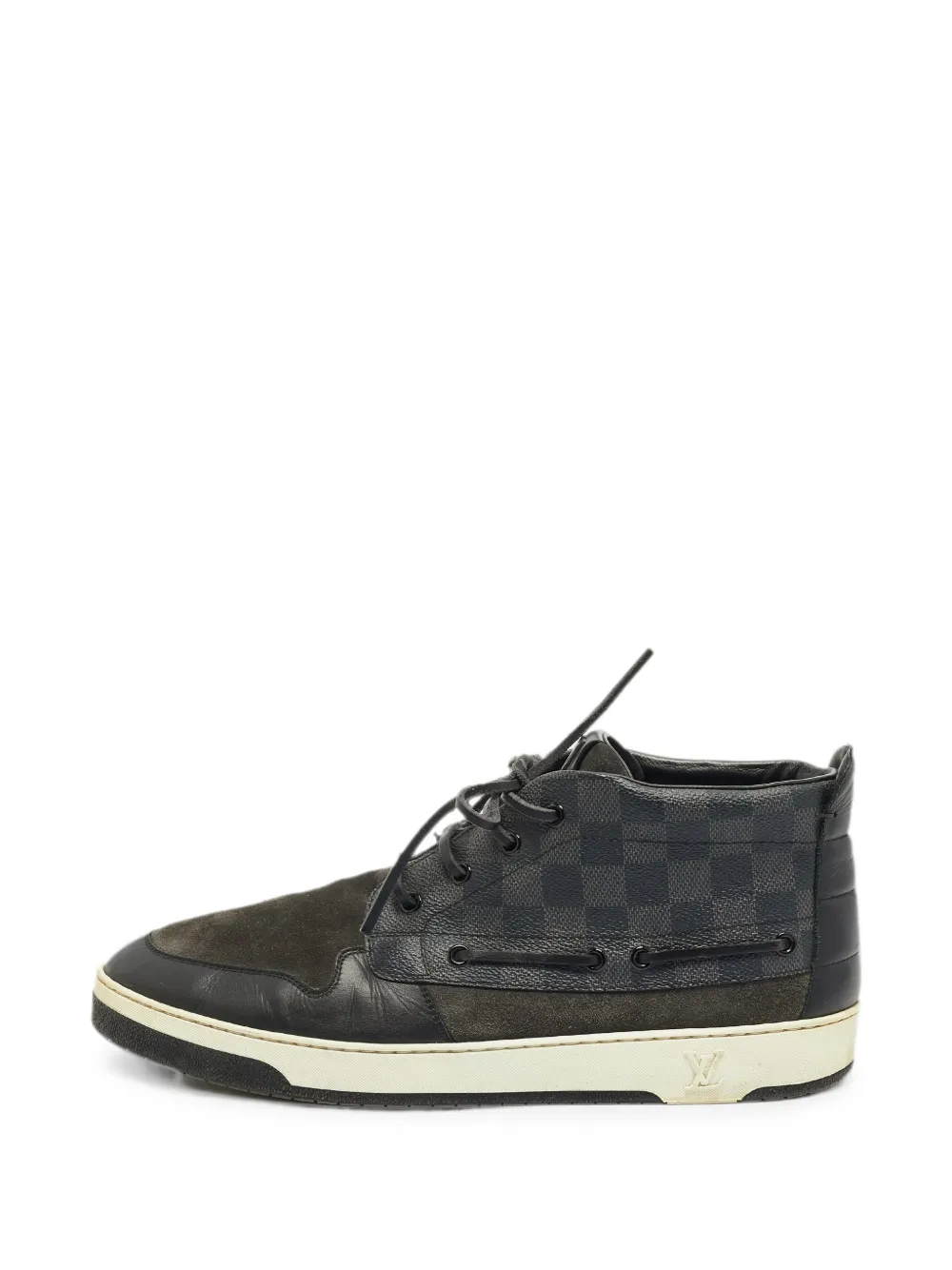 Louis Vuitton Pre-Owned Damier Graphite high-top sneakers - Schwarz