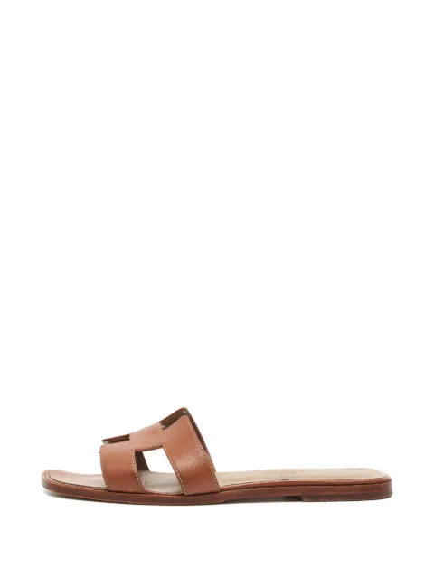 Hermès Pre-Owned sandalias Oran con abertura en H