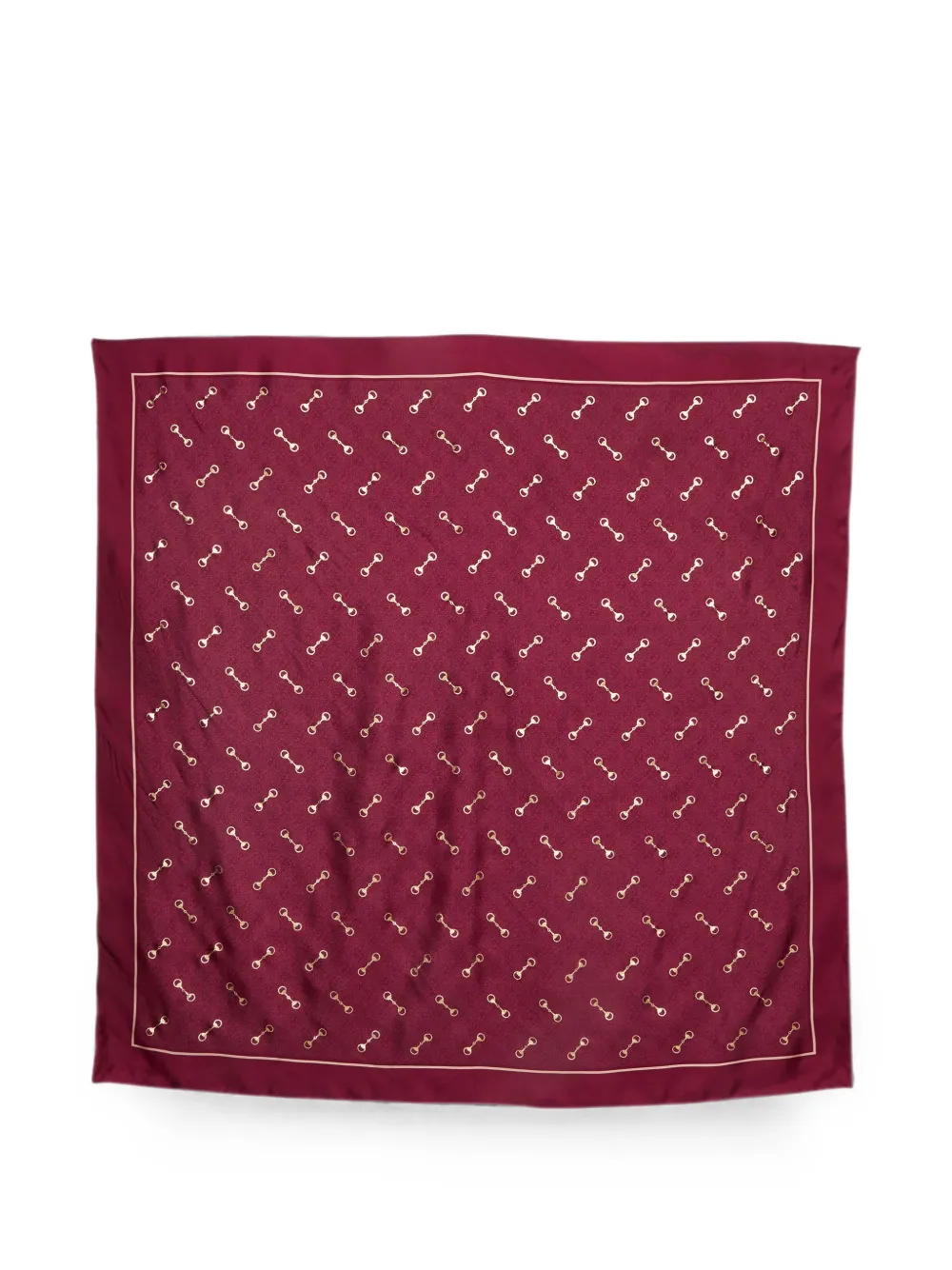 Gucci Pre-Owned GG Horsebit monogram scarf - Rot