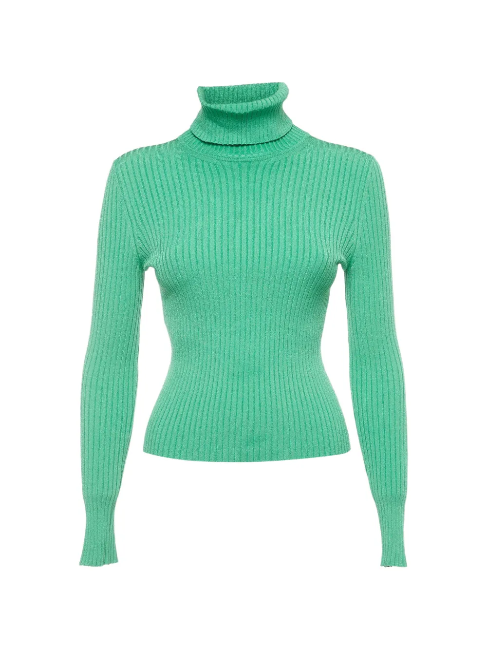 Gucci Pre-Owned rib-knit roll-neck sweater - Verde