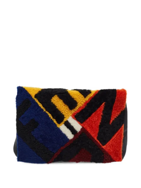 Fendi Pre-Owned pochette Love Letter en peau lainée (2007)
