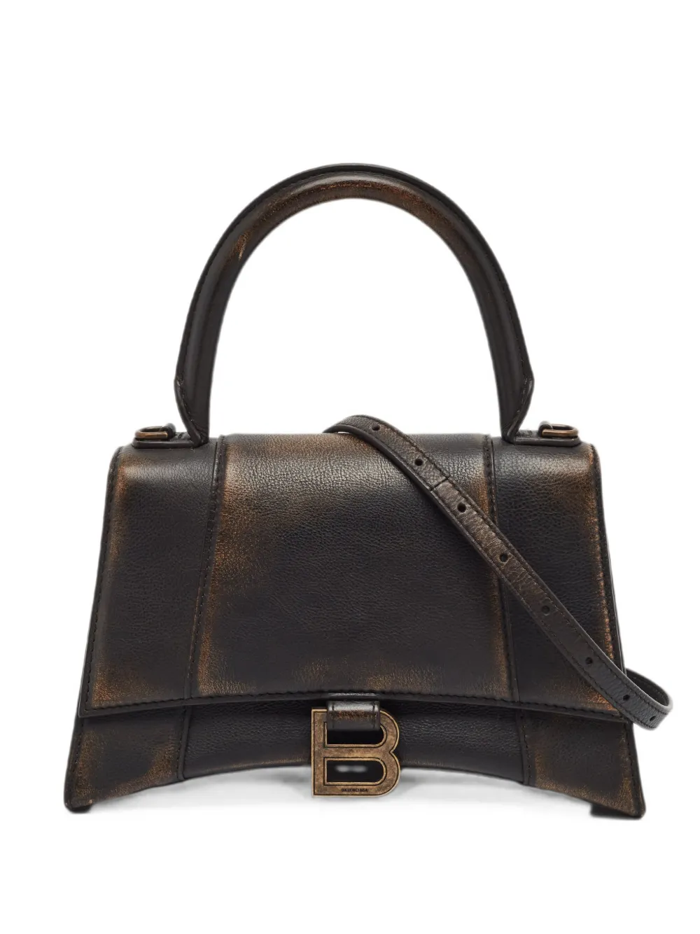 Balenciaga Pre-Owned small Hourglass tote bag - Braun