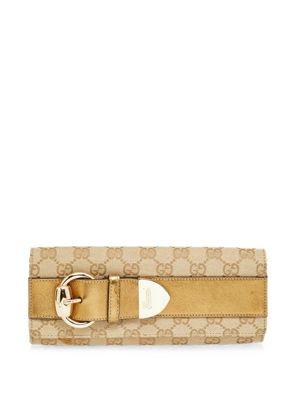 Gucci Pre-Owned Romy GG-monogram clutch bag - Toni neutri
