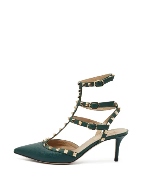 Valentino Garavani Pre-Owned Rockstud caged pumps