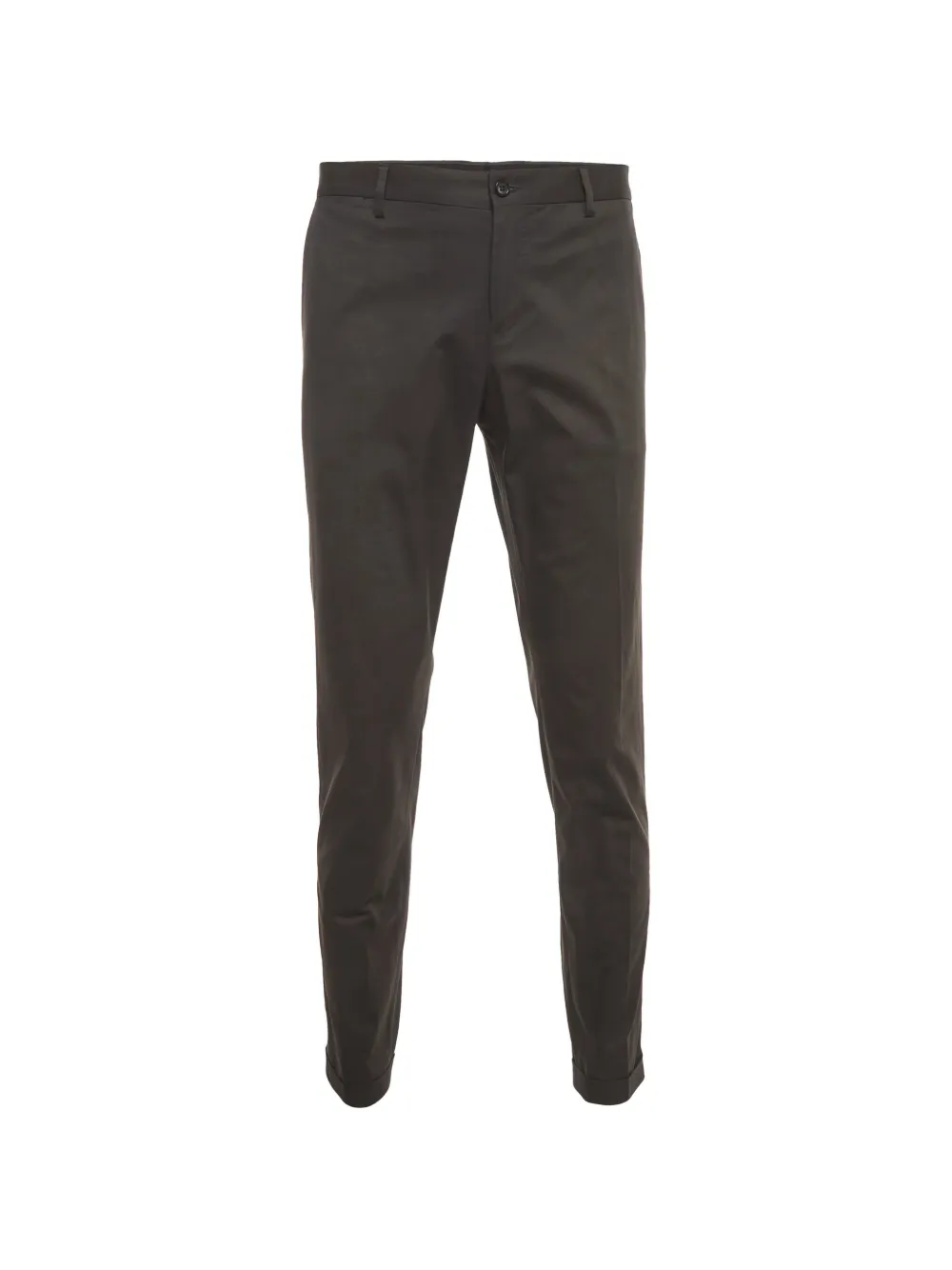 Dolce & Gabbana Pre-Owned Pantaloni Regular Fit in cotone grigio