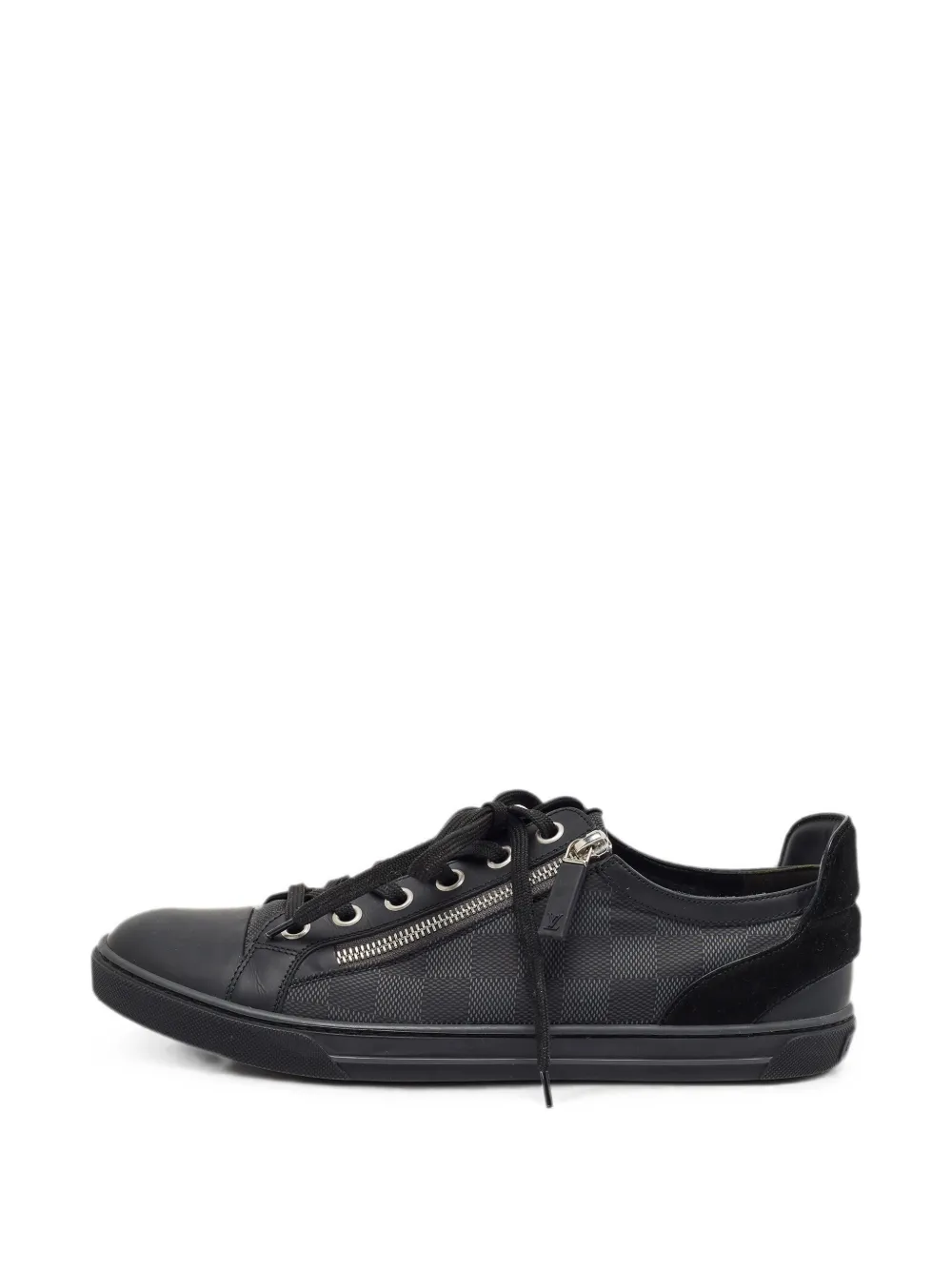 Louis Vuitton Pre-Owned damier pattern sneakers - Schwarz