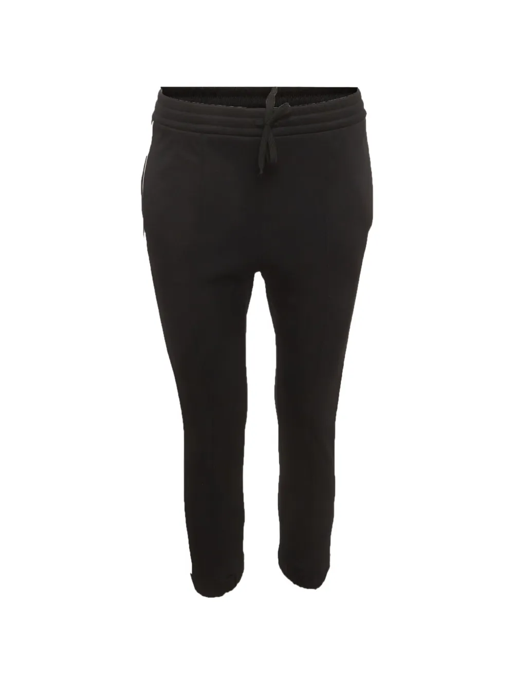 Gucci Pre-Owned Web-stripe drawstring track pants - Nero