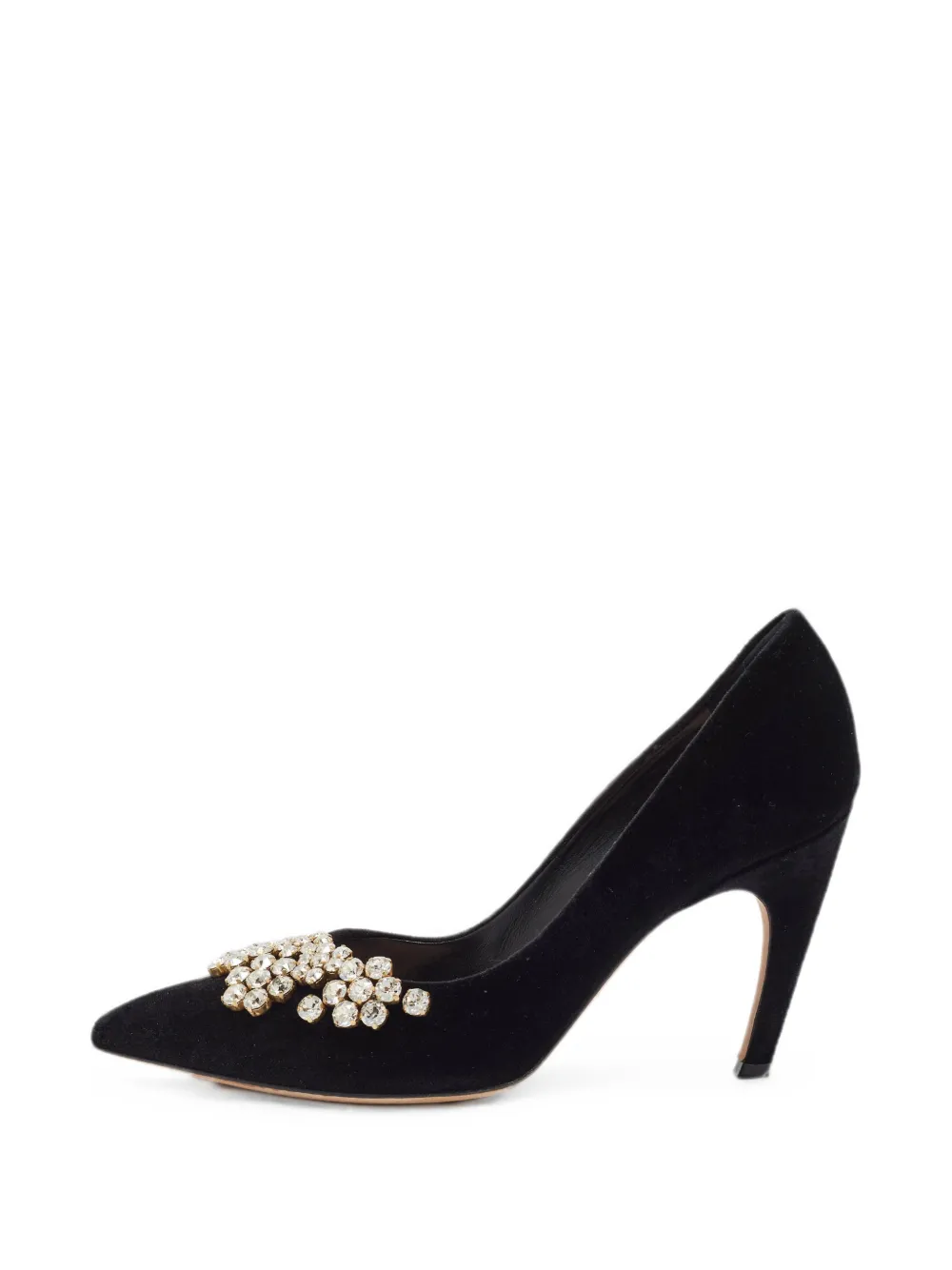 Christian Dior Pre-Owned Surreal D crystal-embellished pumps - Schwarz