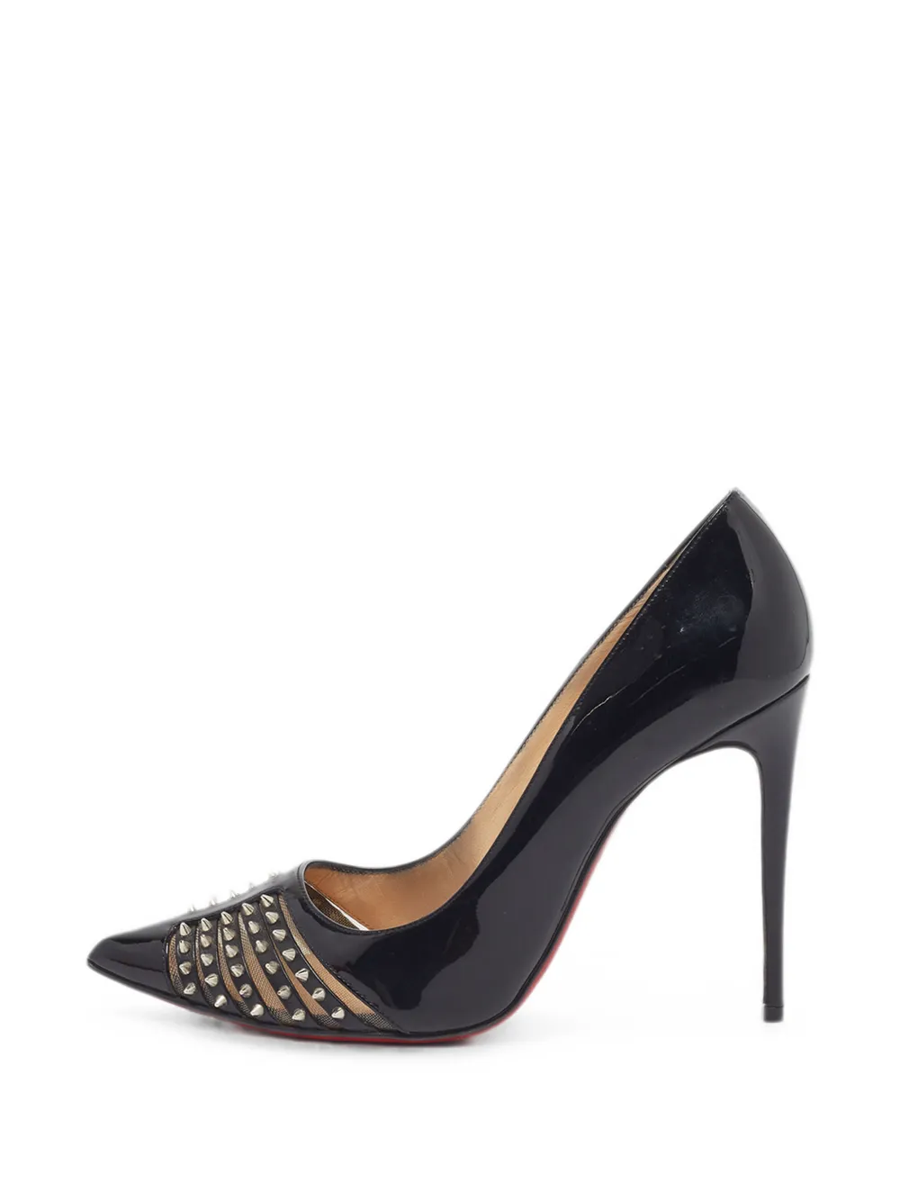 Christian Louboutin Pre-Owned Bareta studded pumps - Schwarz