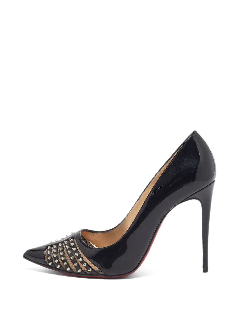 Christian Louboutin Pre-Owned Bareta studded pumps - Schwarz