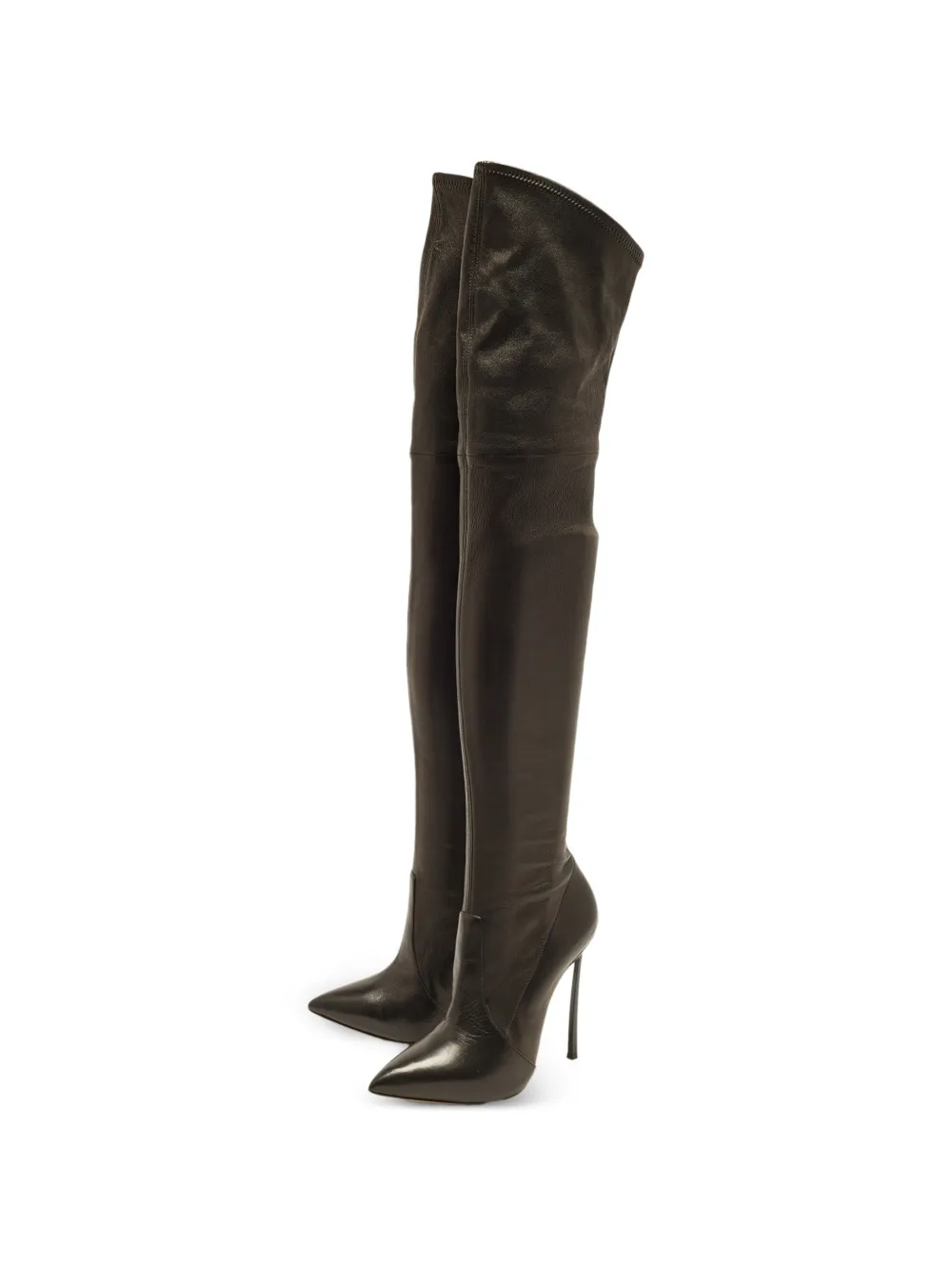 Casadei Vintage bottes Blade en cuir - Noir Casadei Vintage bottes Blade en cuir - Noir