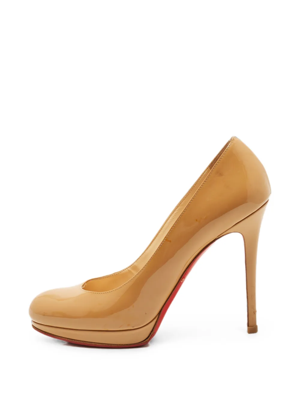 Christian Louboutin Pre-Owned New Simple almond-toe pumps - Nude