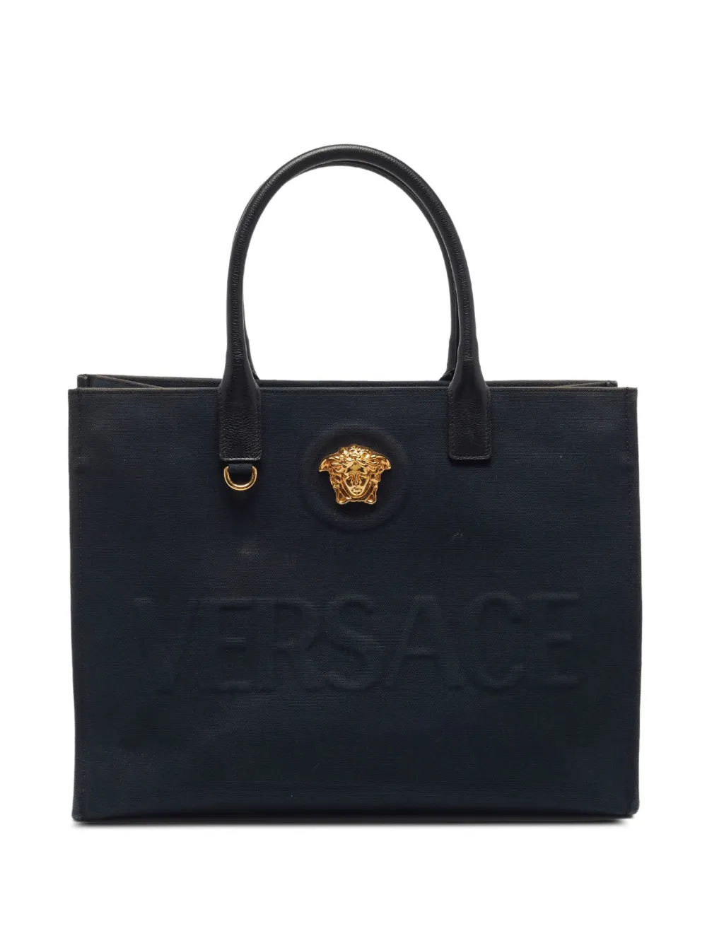 Versace Pre-Owned sac à main La Medusa embossé - Noir Versace Pre-Owned sac à main La Medusa embossé - Noir