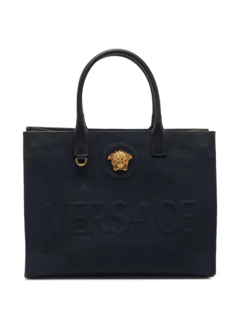 Versace Pre-Owned La Medusa embossed tote bag