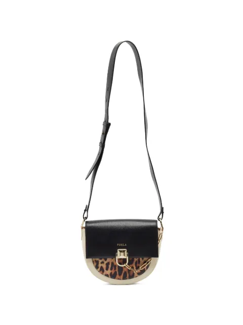Furla 미스 미미 레오파드 프린트 크로스 백