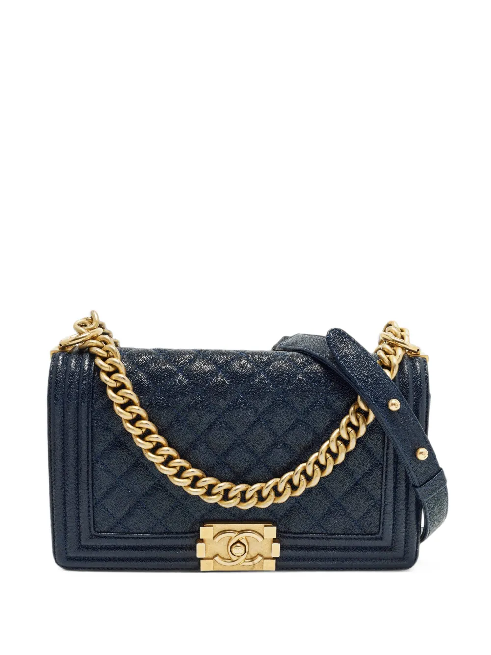 CHANEL Pre-Owned Boy quilted shoulder bag - Blau