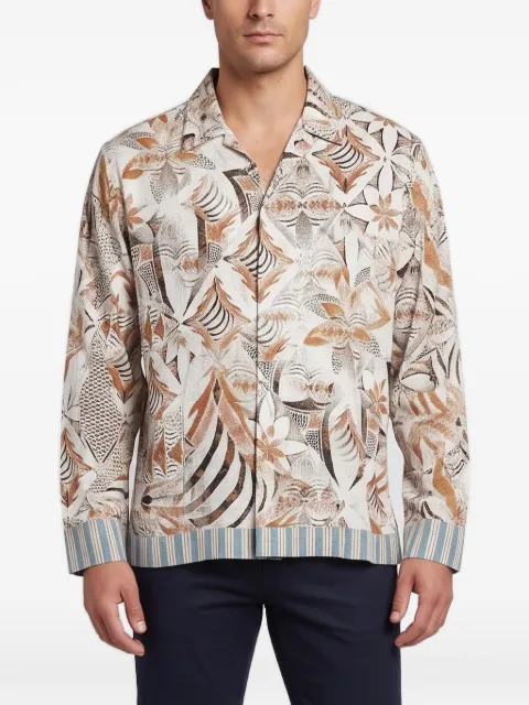 Just Cavalli Vintage printed long-sleeve shirt