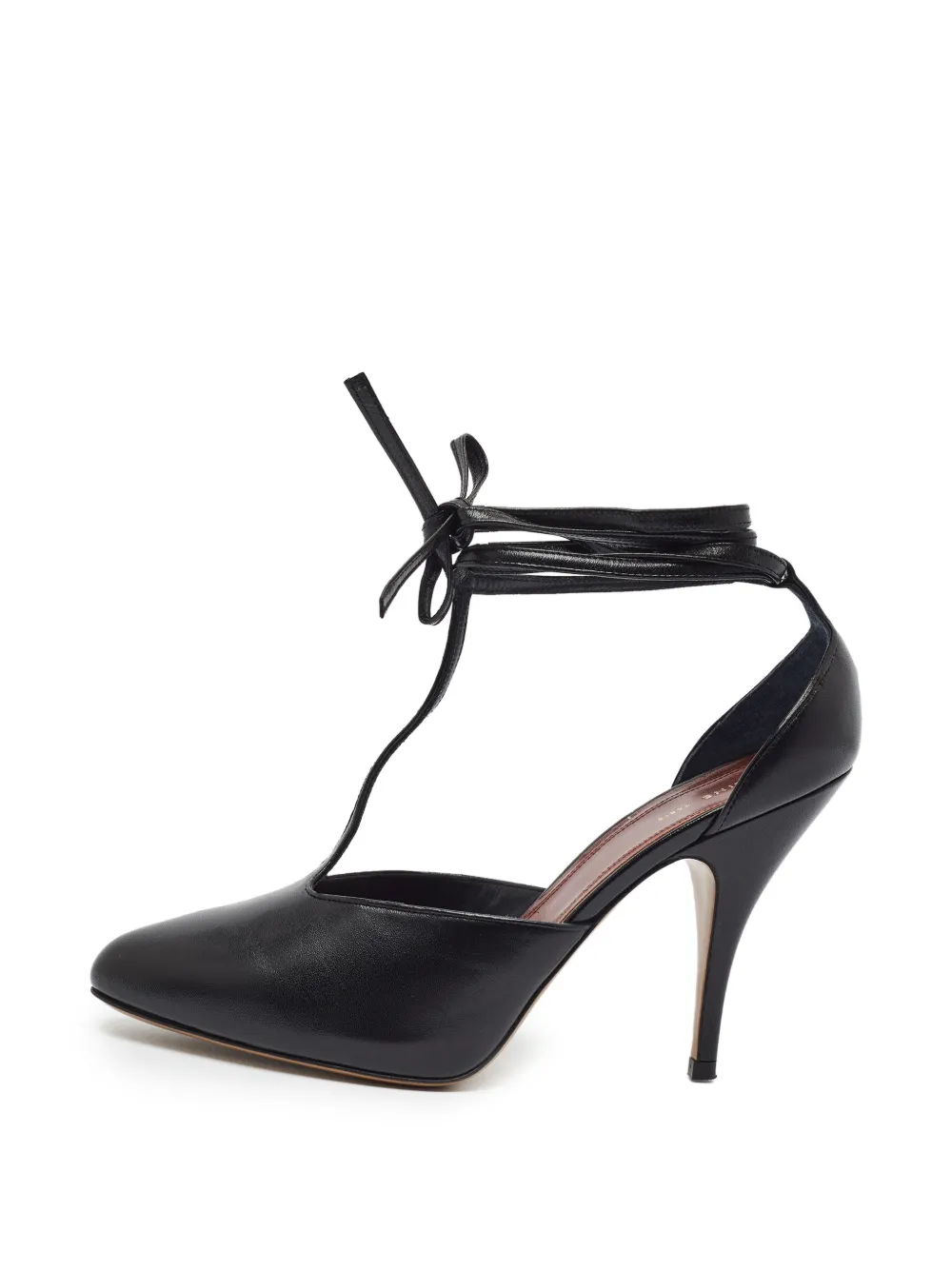 Celine Pre-Owned Night Out lace-up pumps - Nero
